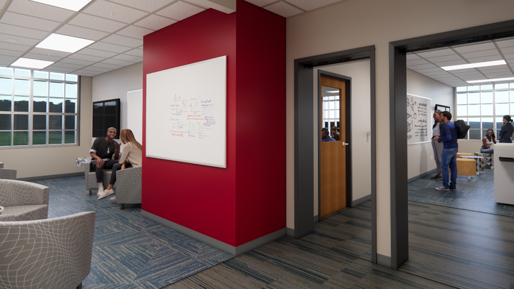 Collaborative Spaces in Bowman Hall - Bridgewater College
